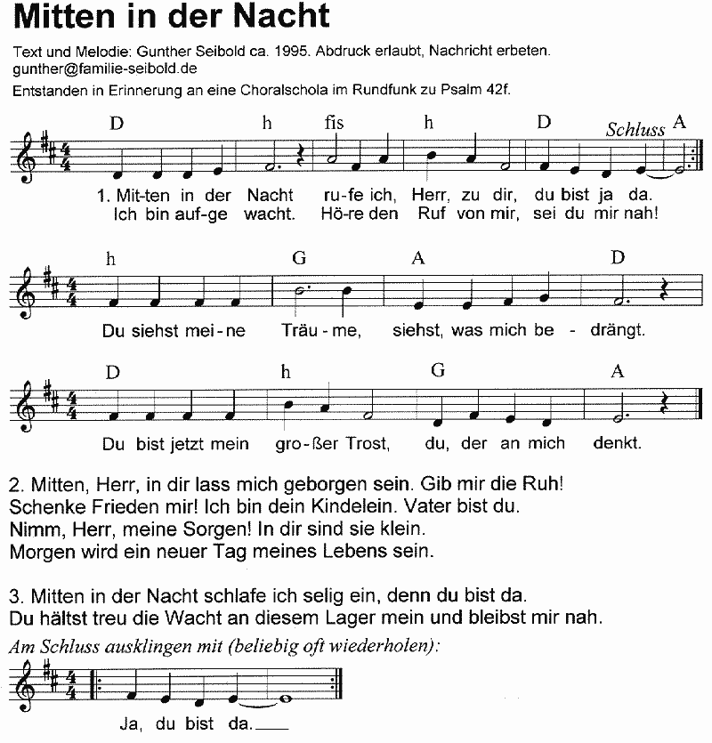 Homepage Gunther Seibold Musik