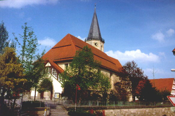 Afrakirche von Westen